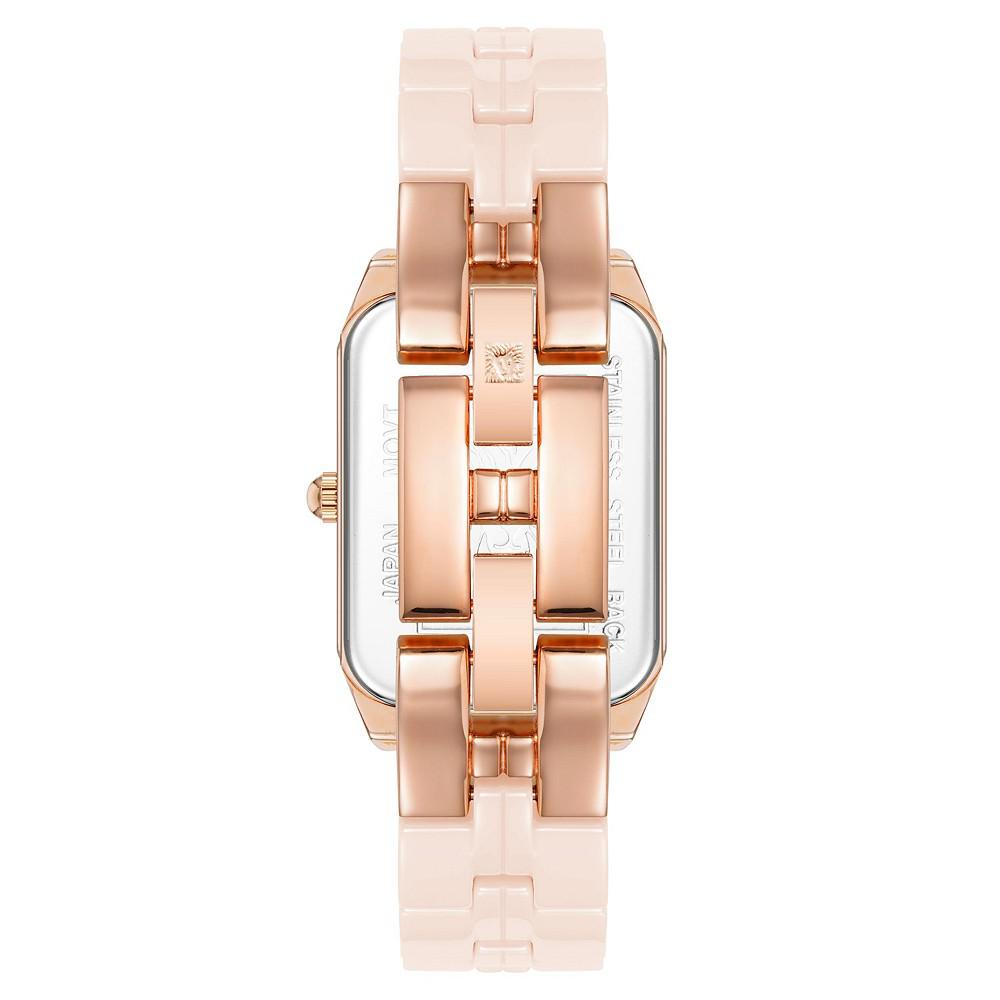 Women's Blush Pink Ceramic Bracelet Watch, 24mm商品第3张图片规格展示