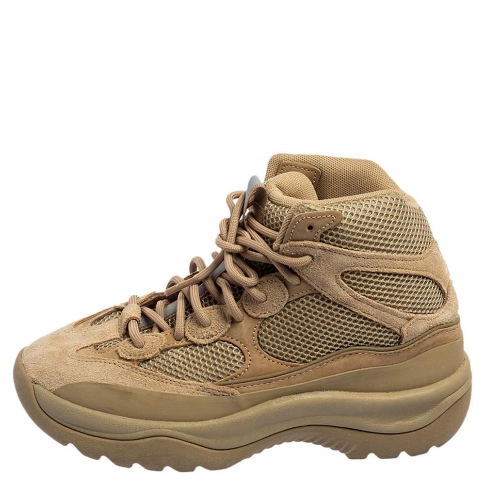 商品[二手商品] YEEZY|Yeezy x Addidas Brown Mesh and Suede Taupe Season 7 Desert Sneakers Size 40 ,价格¥2838,第2张图片详细描述
