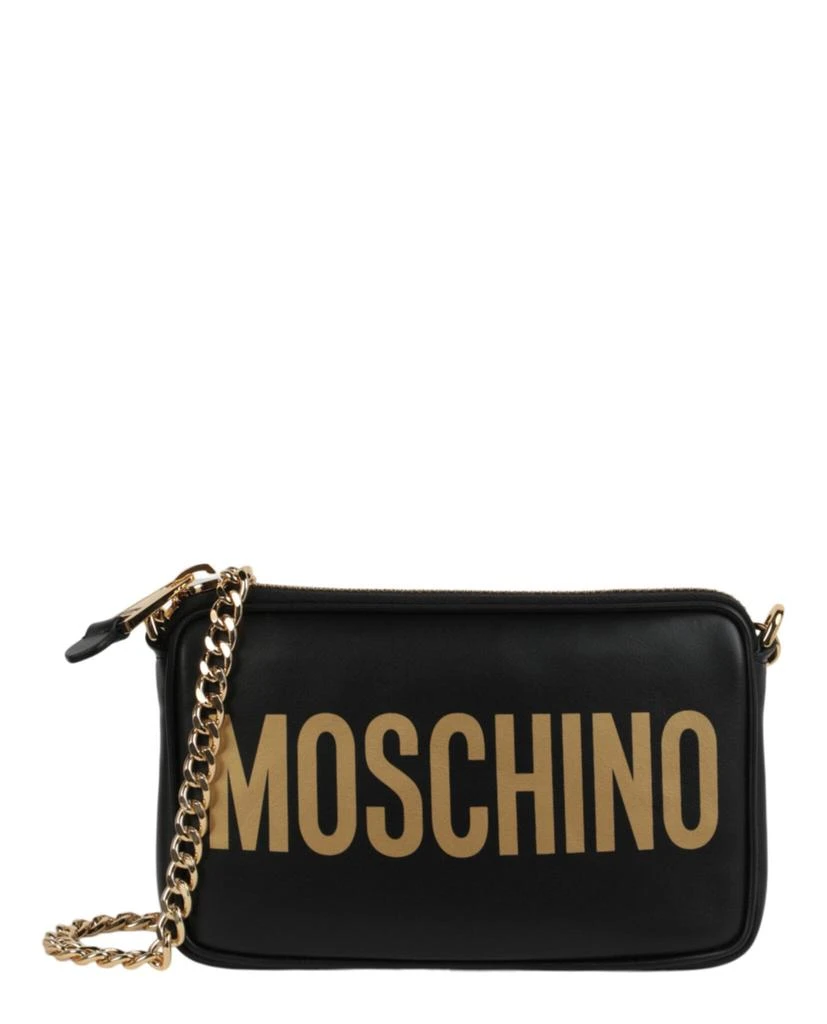 商品Moschino|Logo Leather Chain Shoulder Bag,价格¥2632,第1张图片