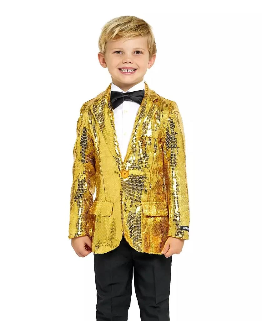 商品Suitmeister|Big Boys Sequin Party Stylish Fit Jacket Blazer,价格¥347,第3张图片详细描述