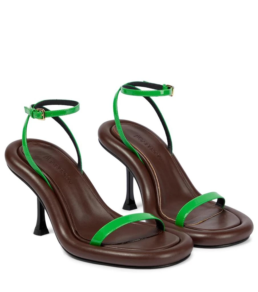 商品JW Anderson|Bumper leather and PVC sandals,价格¥2774,第1张图片