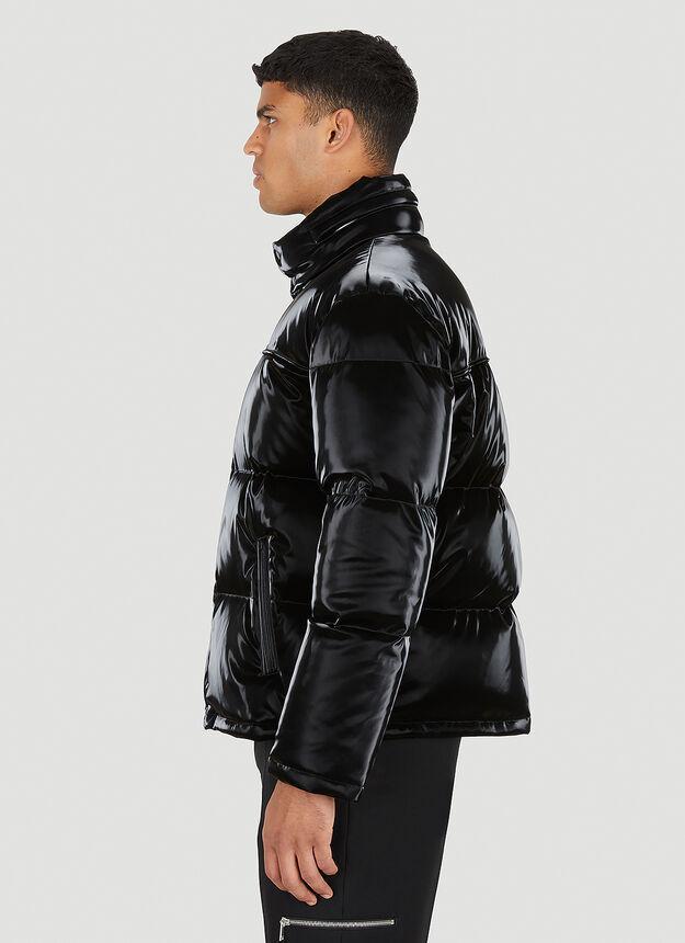 商品Yves Saint Laurent|Glossed Padded Jacket in Black,价格¥22936,第5张图片详细描述