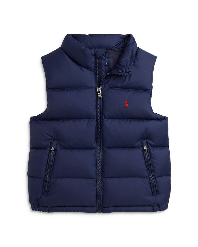 商品Ralph Lauren|Boys' Quilted Down Vest - Big Kid, Little Kid,价格¥991,第1张图片