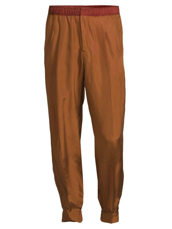 商品Zegna|Pleated Silk Joggers,价格¥1637,第3张图片详细描述