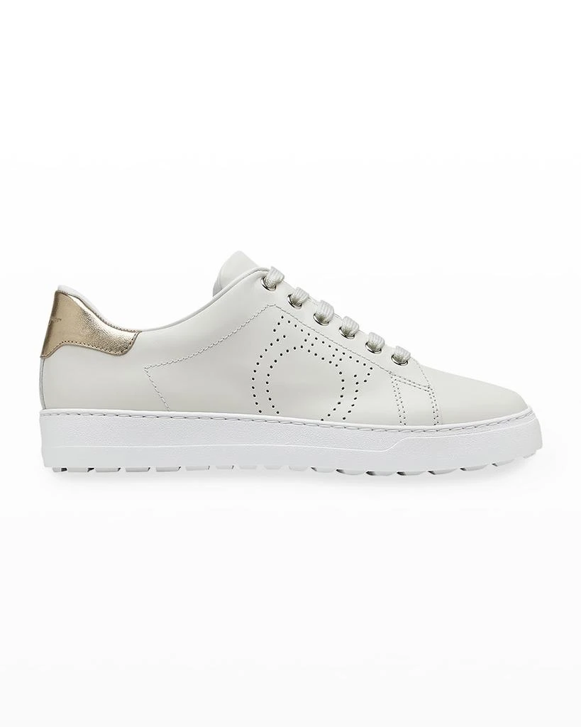 商品Salvatore Ferragamo|Pierre Gancino Low-Top Sneakers,价格¥2608,第1张图片