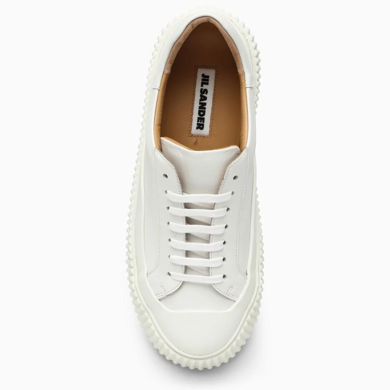 商品Jil Sander|Ivory leather trainer,价格¥4454,第3张图片详细描述