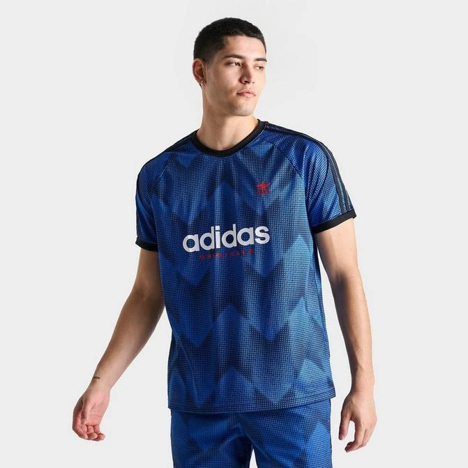 商品Adidas|Men's adidas Originals Soccer Inspired Allover Print T-Shirt,价格¥91,第1张图片