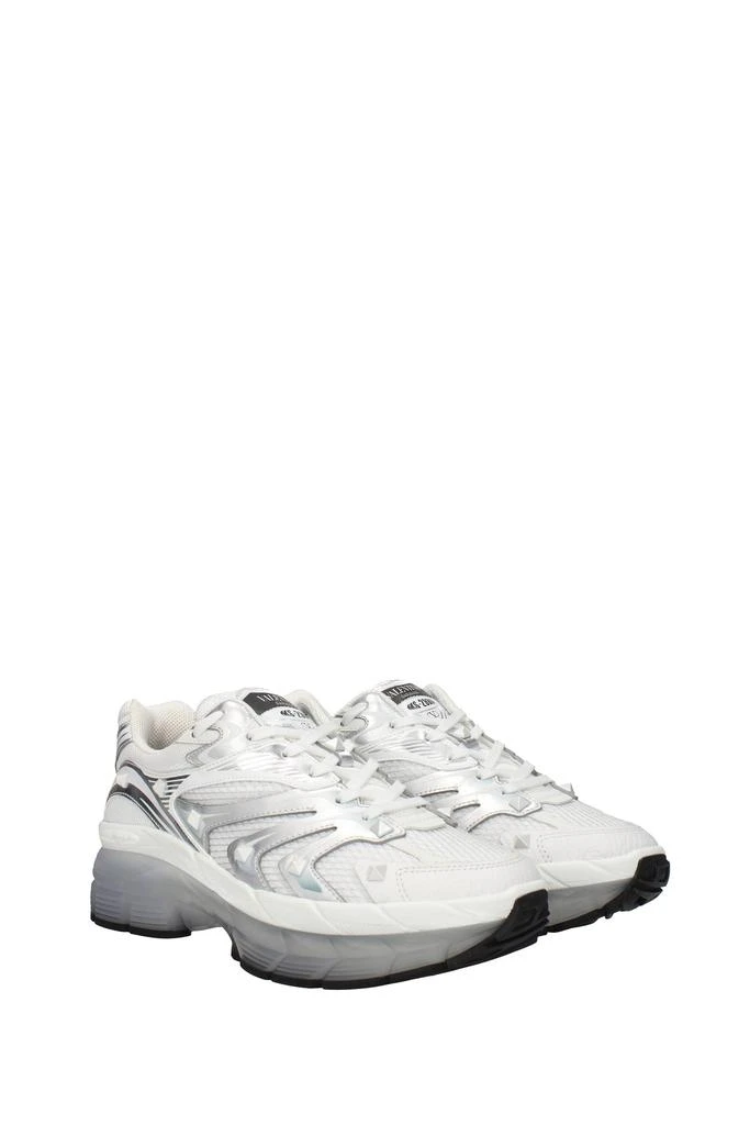 商品Valentino|Sneakers ms 2960 Fabric White Silver,价格¥6032,第2张图片详细描述