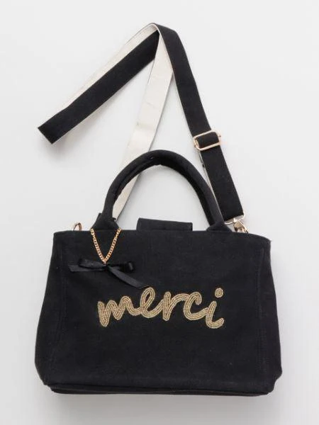 商品欧州航路|MERCI Canvas Hand Bag,价格¥332,第1张图片