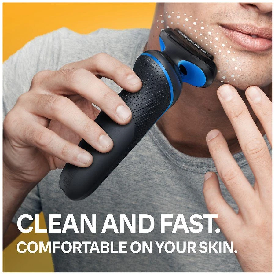 商品Braun|Electric Shaver for Men, Series 5 5118s, Wet & Dry Shave, Turbo Shaving Mode,价格¥730,第2张图片详细描述