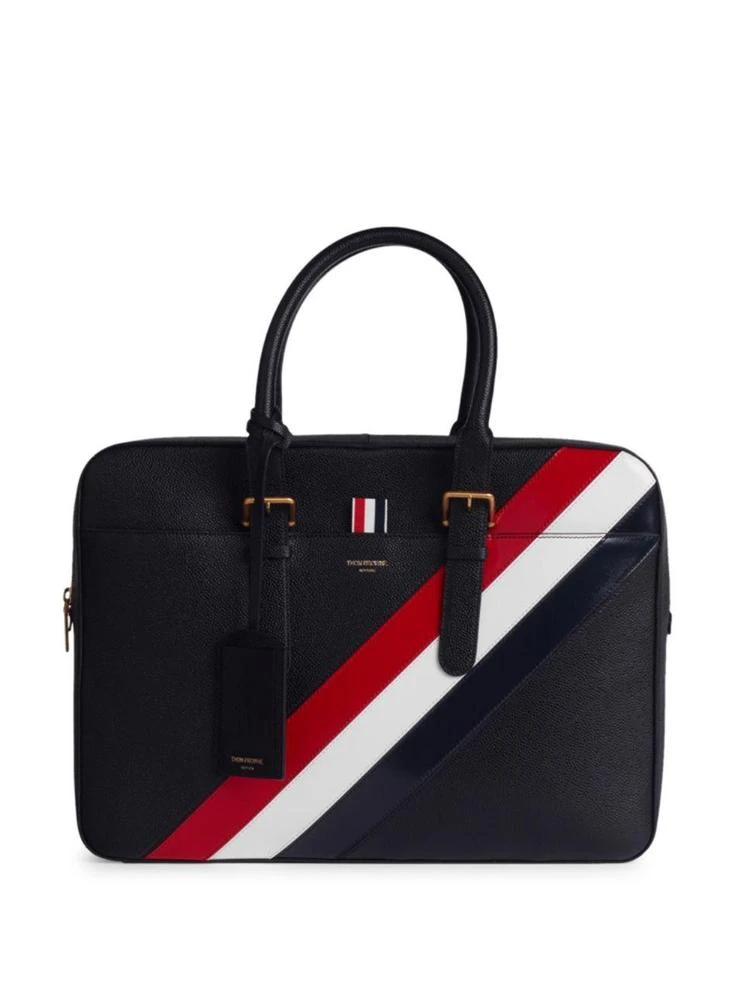 商品Thom Browne|Business Leather Briefcase,价格¥24728,第1张图片