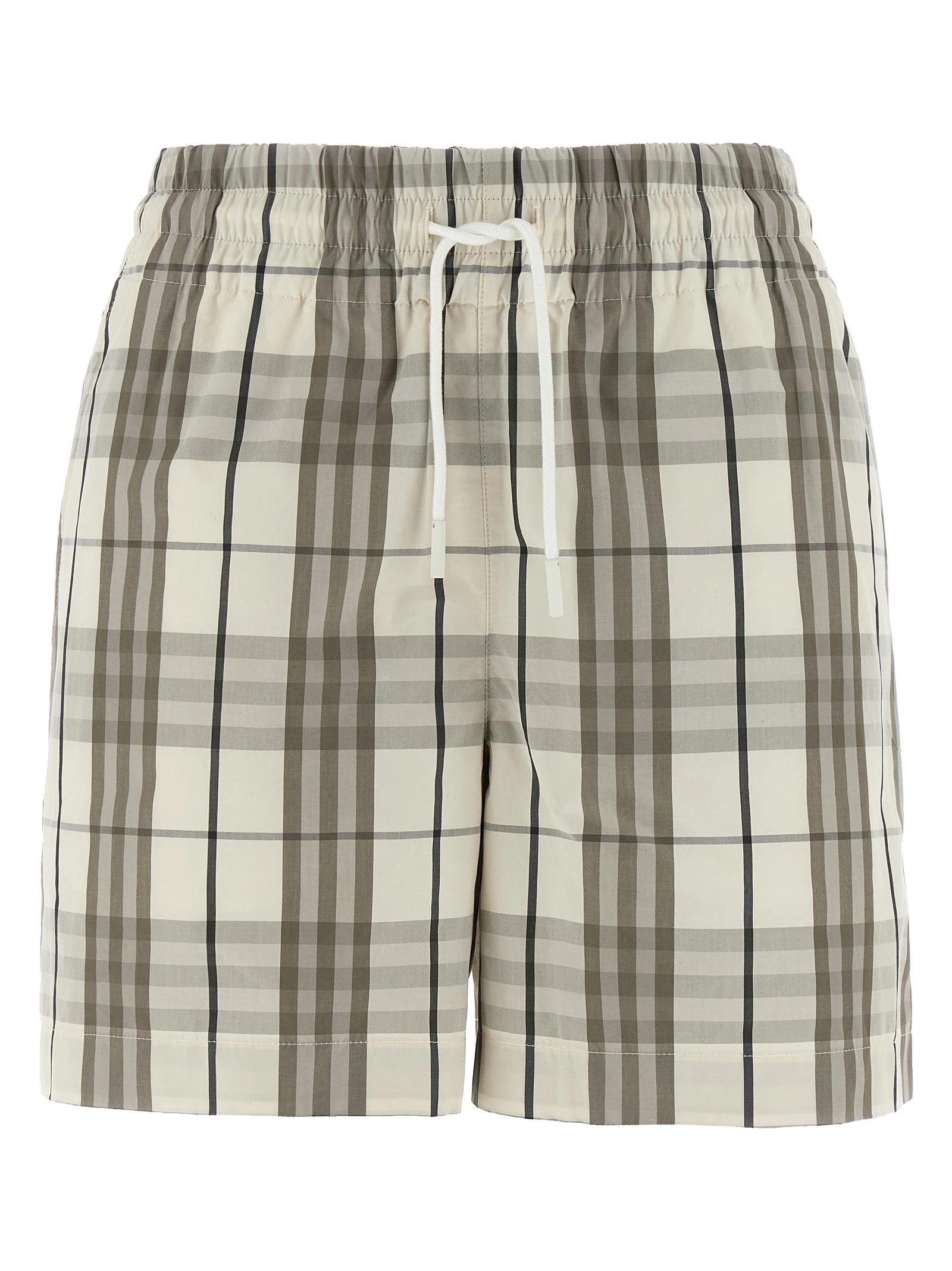 商品【商品预售7天】 Burberry|Burberry 女士短裤 8109232COTTONIPCHECK 灰色,价格¥3209,第1张图片