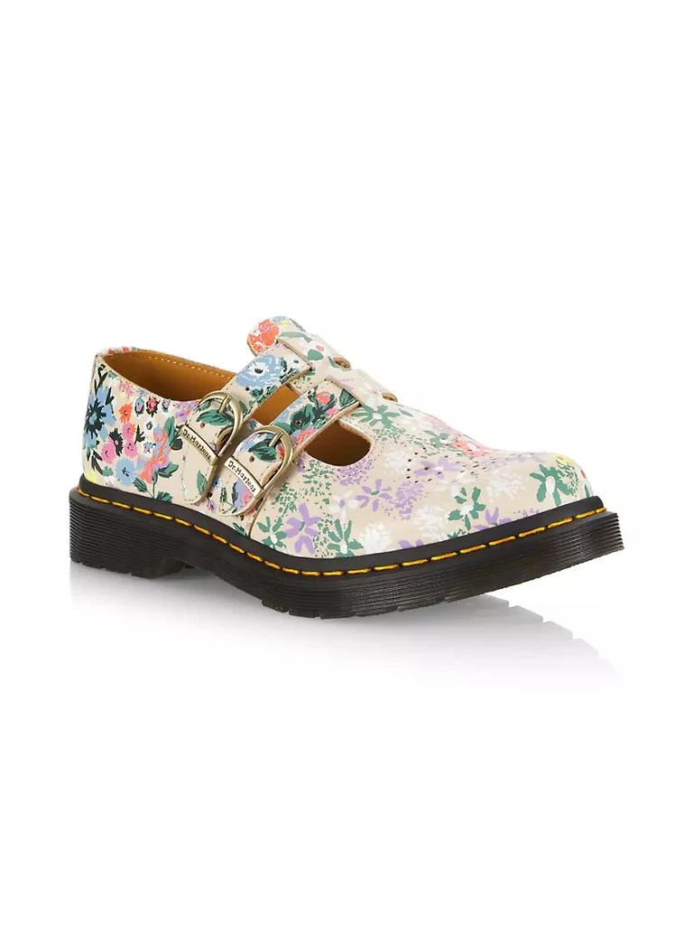 商品Dr. Martens|8065 Floral Mash Up Leather Mary Jane Shoes,价格¥1033,第2张图片详细描述
