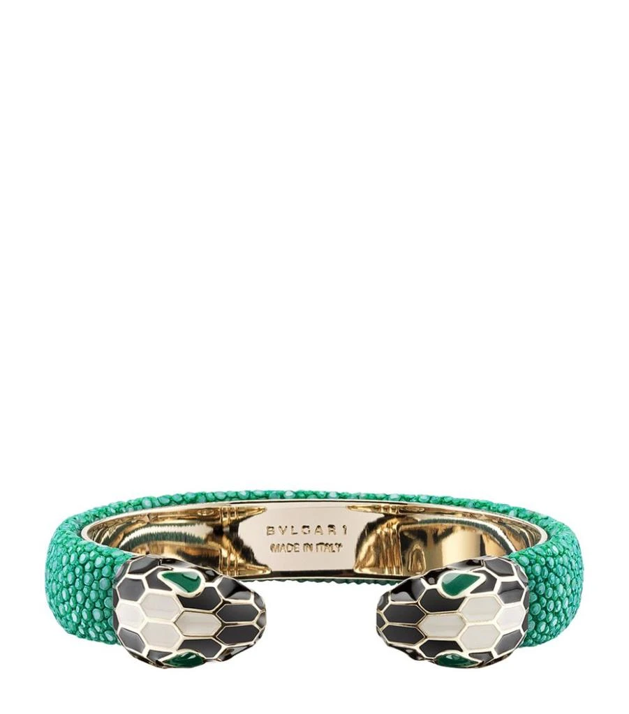 商品BVLGARI|Leather Serpenti Forever Bangle (Medium),价格¥4792,第1张图片