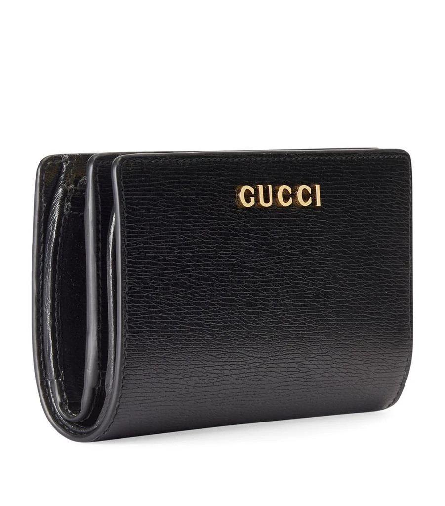 商品Gucci|Leather Letter Script Wallet,价格¥5378,第4张图片详细描述