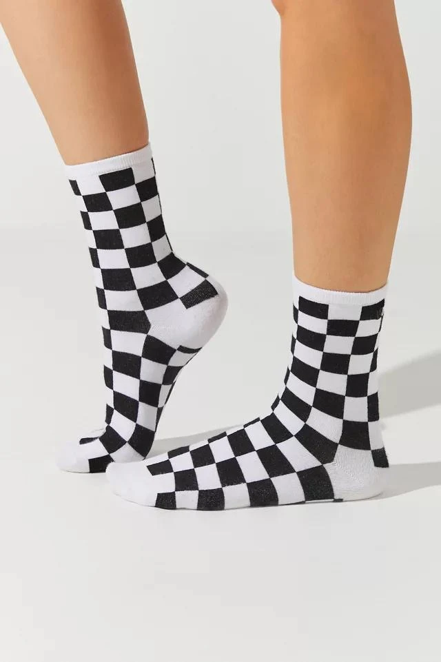 商品Vans|Vans Ticker Checkerboard Crew Sock,价格¥38,第3张图片详细描述