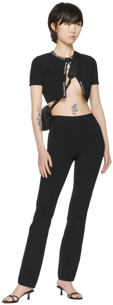 商品Alexander Wang|黑色粘纤紧身裤,价格¥4228,第4张图片详细描述