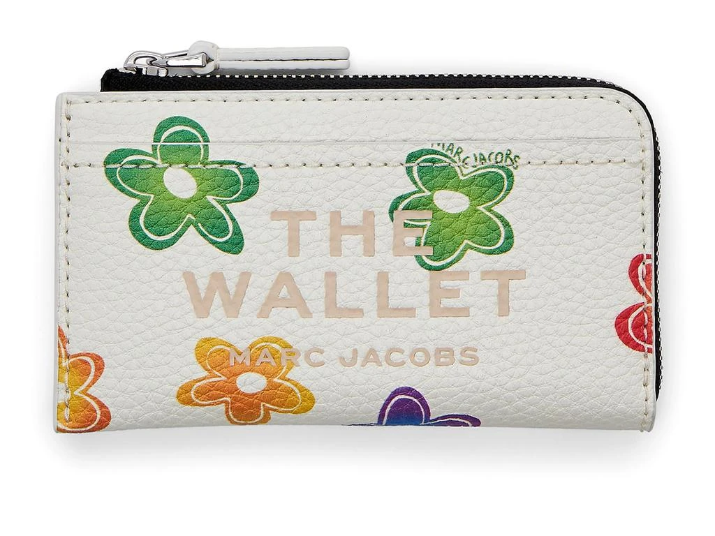 商品Marc Jacobs|The Wild Daisy Leather Top Zip Multi Wallet,价格¥1203,第1张图片