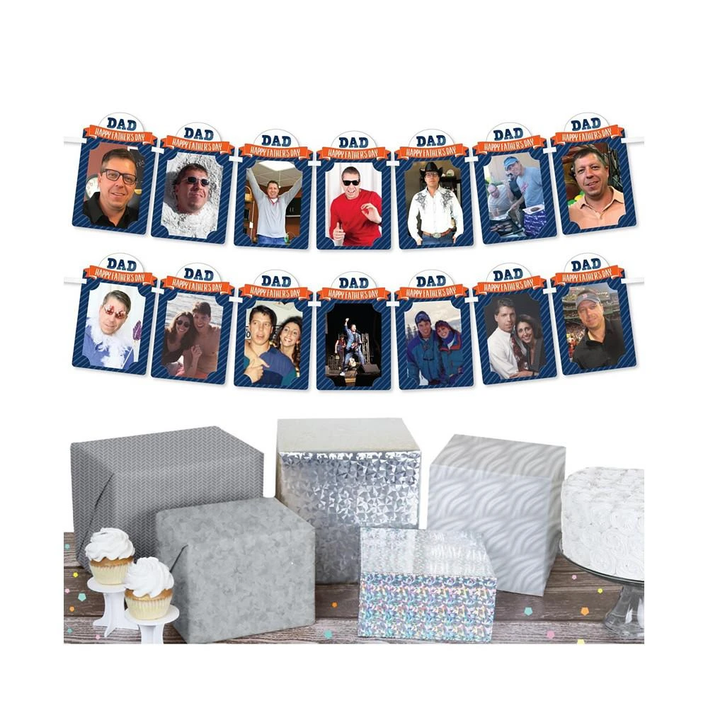 商品Big Dot of Happiness|Happy Father's Day - DIY We Love Dad Party Decor Picture Display - Photo Banner,价格¥119,第2张图片详细描述