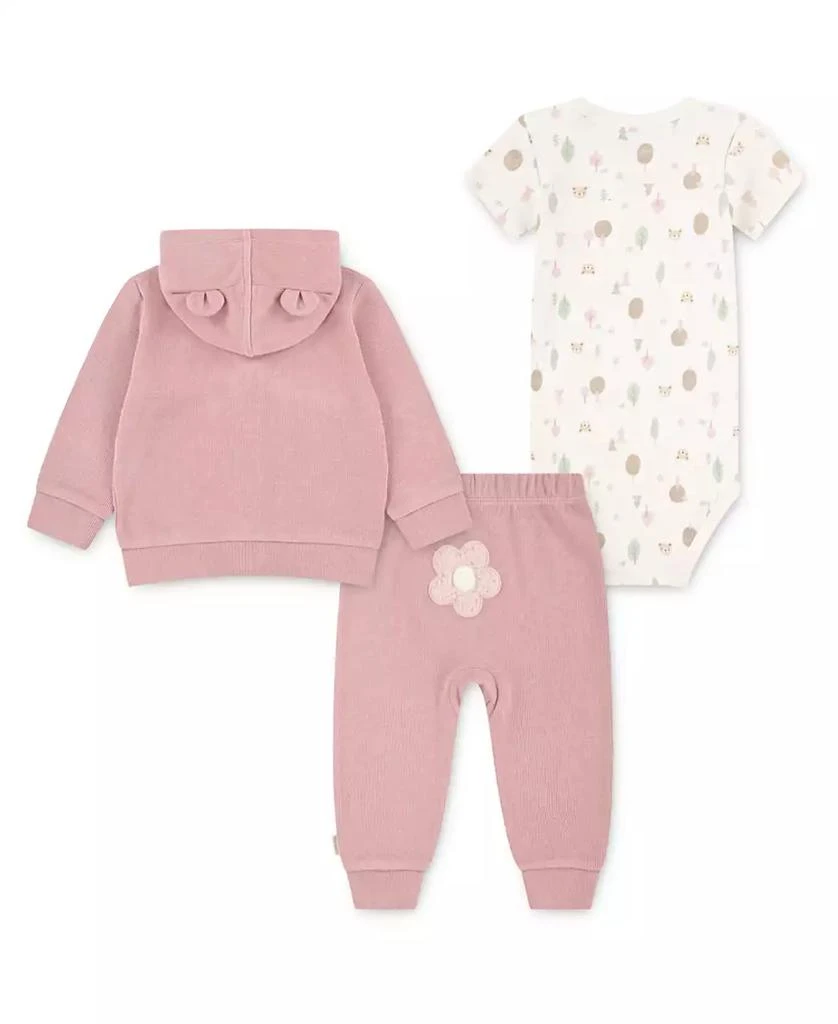 商品Huggies|Baby Girl Short Sleeve Bodysuit, Jacket and Pant, 3-Piece Set,价格¥206,第2张图片详细描述