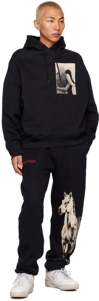 商品Calvin Klein|Black 'Dark Horse' Lounge Pants,价格¥634,第6张图片详细描述