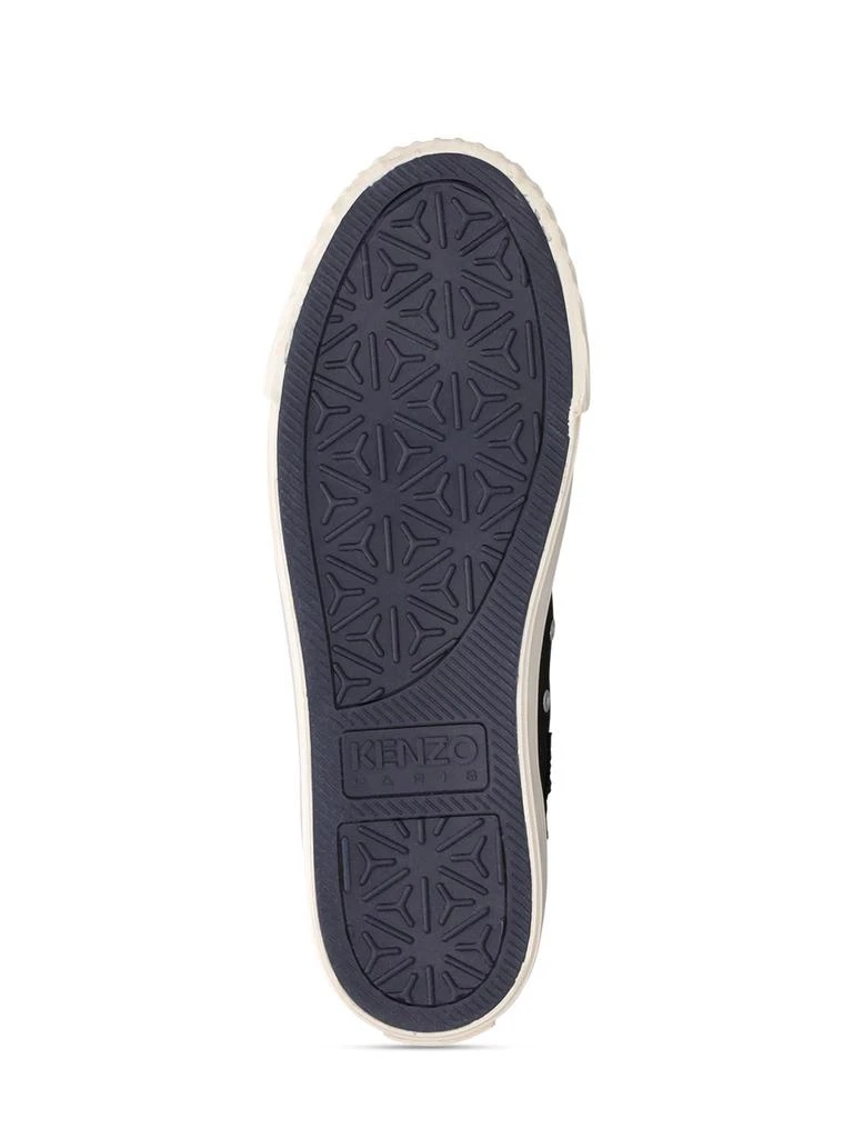商品Kenzo|Boke Logo Cotton High Top Sneakers,价格¥1346,第4张图片详细描述