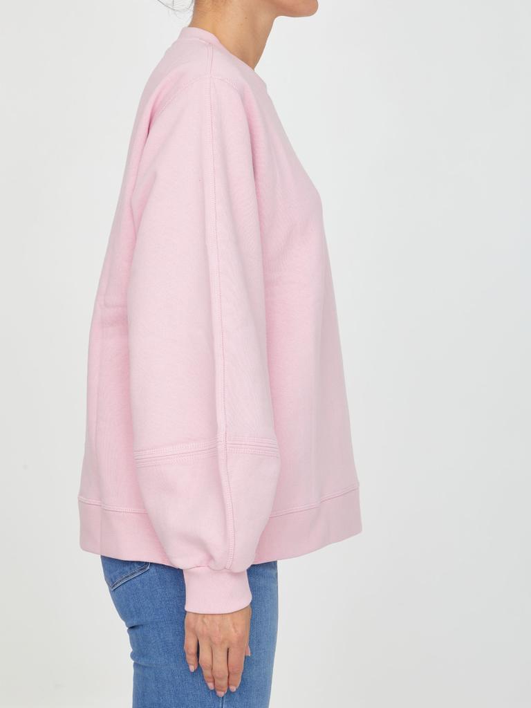 Ganni Pink Sweatshirt With Logo商品第3张图片规格展示