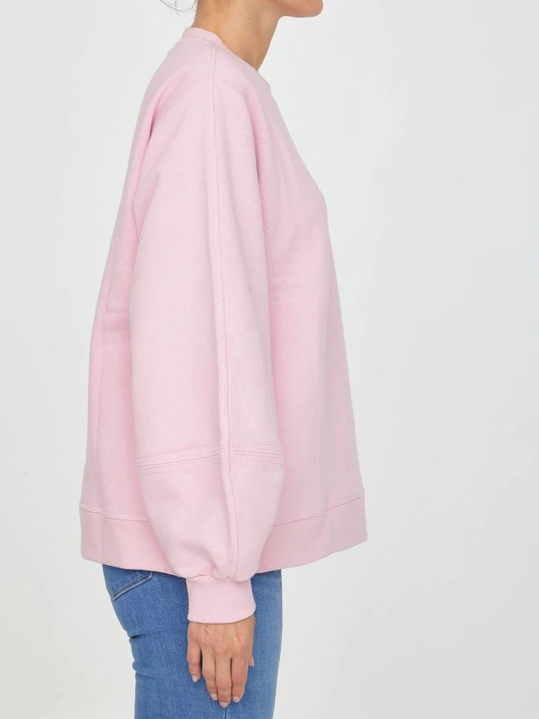 商品Ganni|Ganni Pink Sweatshirt With Logo,价格¥1087,第3张图片详细描述