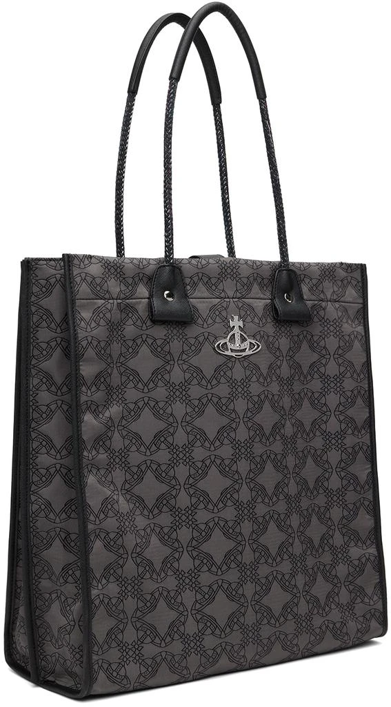 商品Vivienne Westwood|Black & Gray Tommy Tote,价格¥2351,第2张图片详细描述