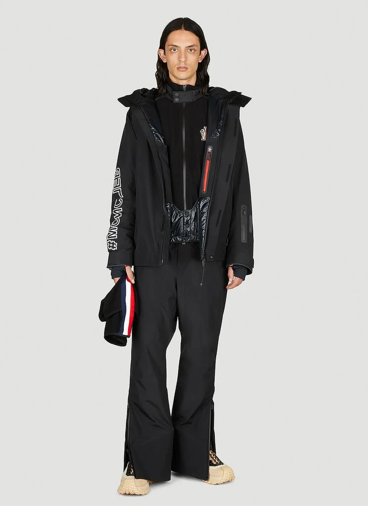 商品Moncler|Logo Embroidery Zip-Up Cardigan,价格¥3312,第2张图片详细描述