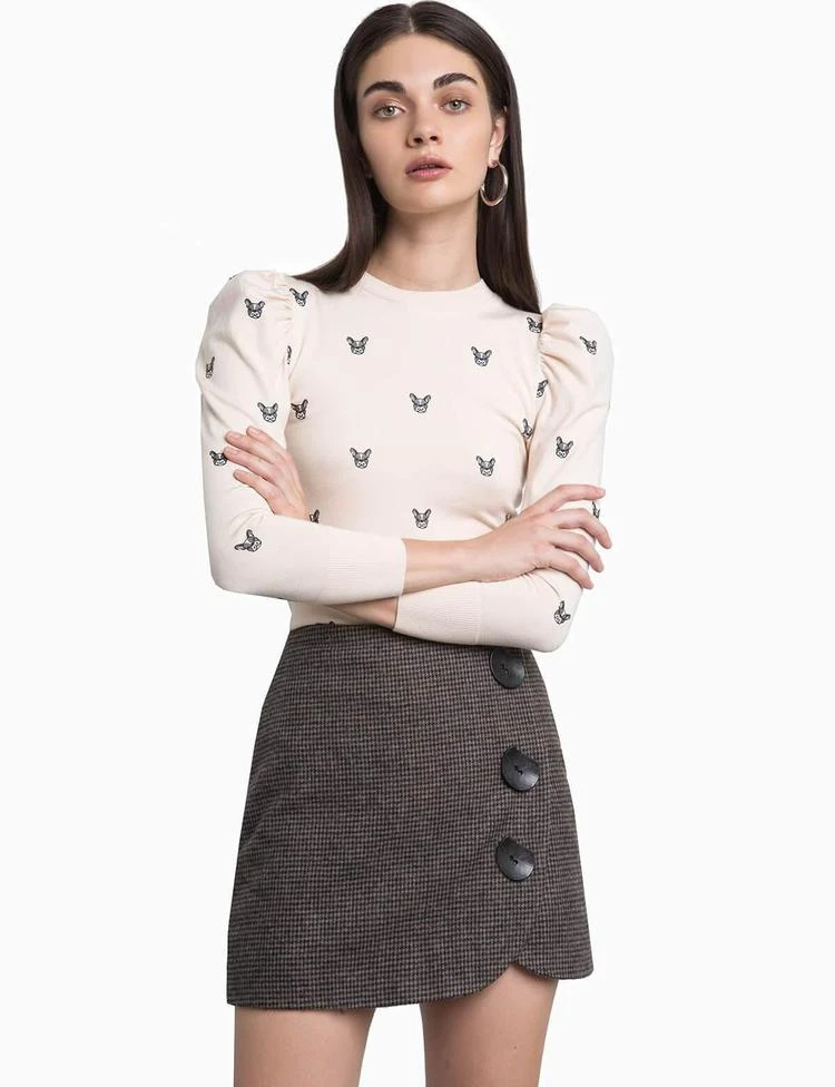 商品Pixie Market|Frenchie Puffy Sleeve Sweater,价格¥235,第1张图片