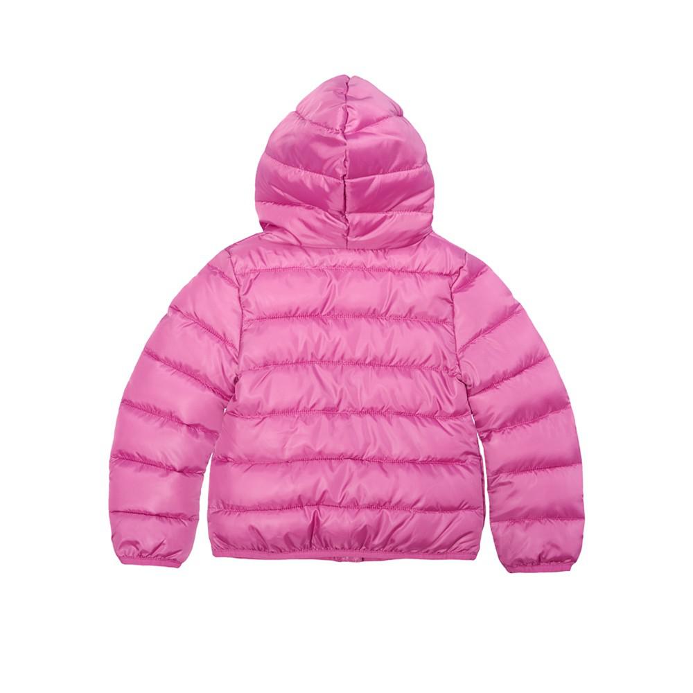 Toddler Girls Solid Packable Jacket with Bag, Created For Macy's商品第2张图片规格展示