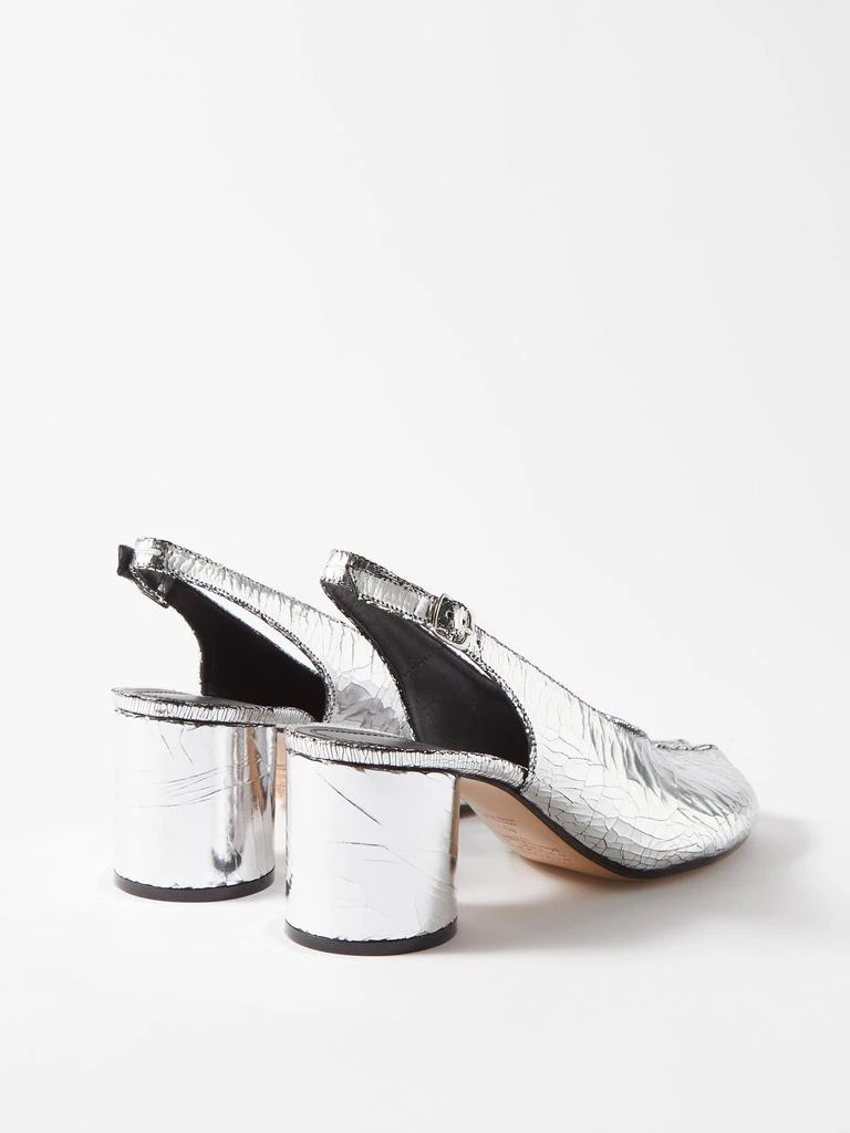 商品MAISON MARGIELA|Tabi 60mm split-toe leather slingback pumps,价格¥8163,第4张图片详细描述