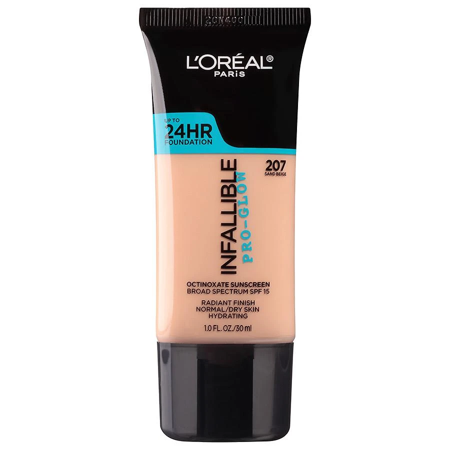 商品L'Oreal Paris|L'Oreal Paris Infallible Pro-Glow Foundation, Sand Beige,价格¥89,第1张图片