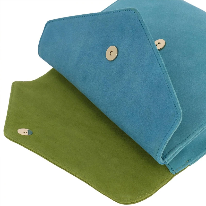 TWINSET  女士绿色拼蓝色天然皮革挎包 OS8TDP-02482 商品