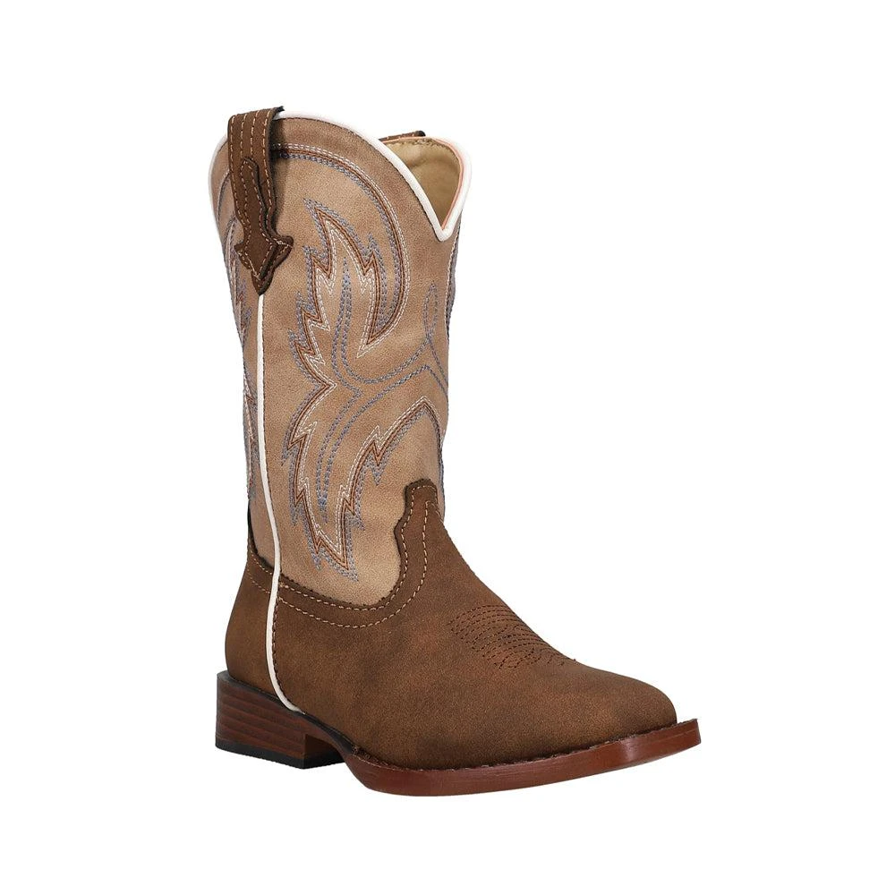 商品Roper|Eastwood Square Toe Cowboy Boots (Little Kid),价格¥457,第2张图片详细描述
