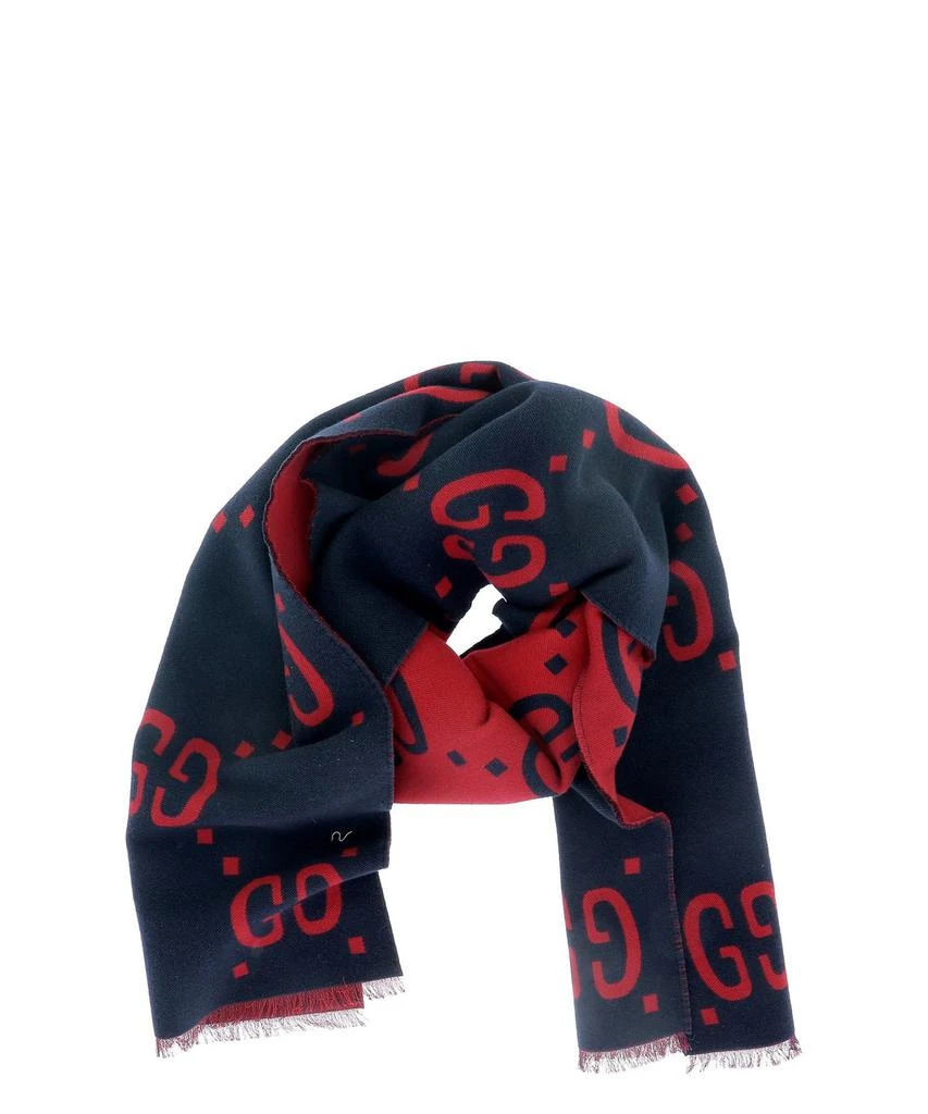 商品Gucci|Gucci GG Jacquard Scarf,价格¥3848,第1张图片