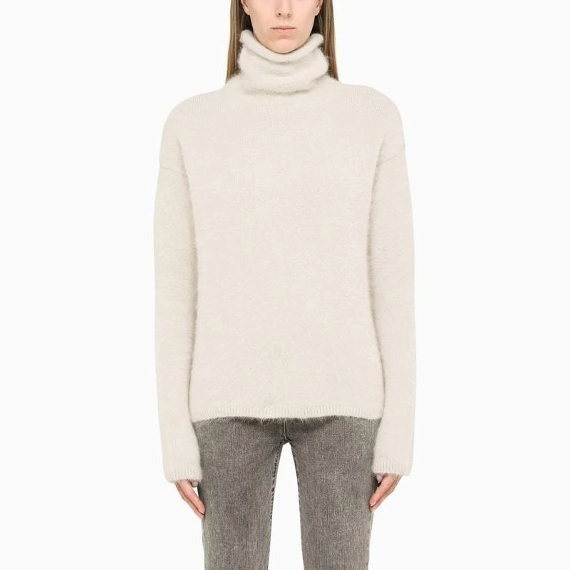 商品Max Mara|Turtleneck sweater in ecru angora,价格¥1599,第1张图片