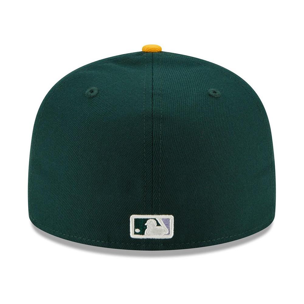 Men's Green Oakland Athletics Pop Sweatband Undervisor World Series 1974 Cooperstown Collection 59FIFTY Fitted Hat商品第5张图片规格展示