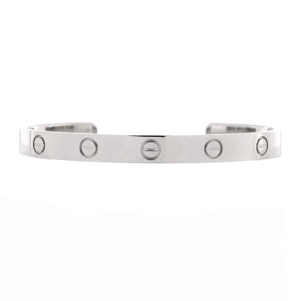 商品[二手商品] Cartier|Love Cuff Bracelet 18K White Gold,价格¥33950,第1张图片