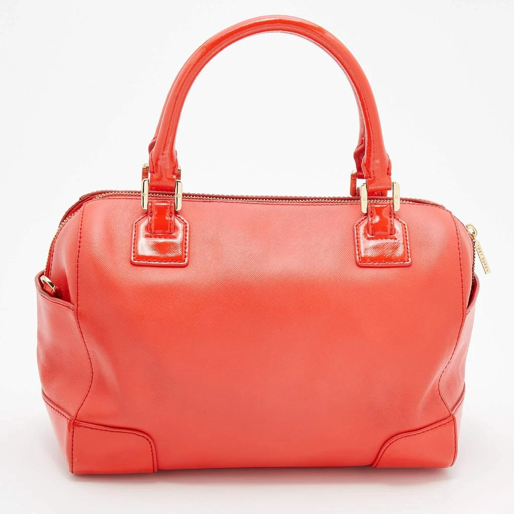 商品[二手商品] Tory Burch|Tory Burch Orange Leather Robinson Middy Satchel,价格¥1007,第4张图片详细描述