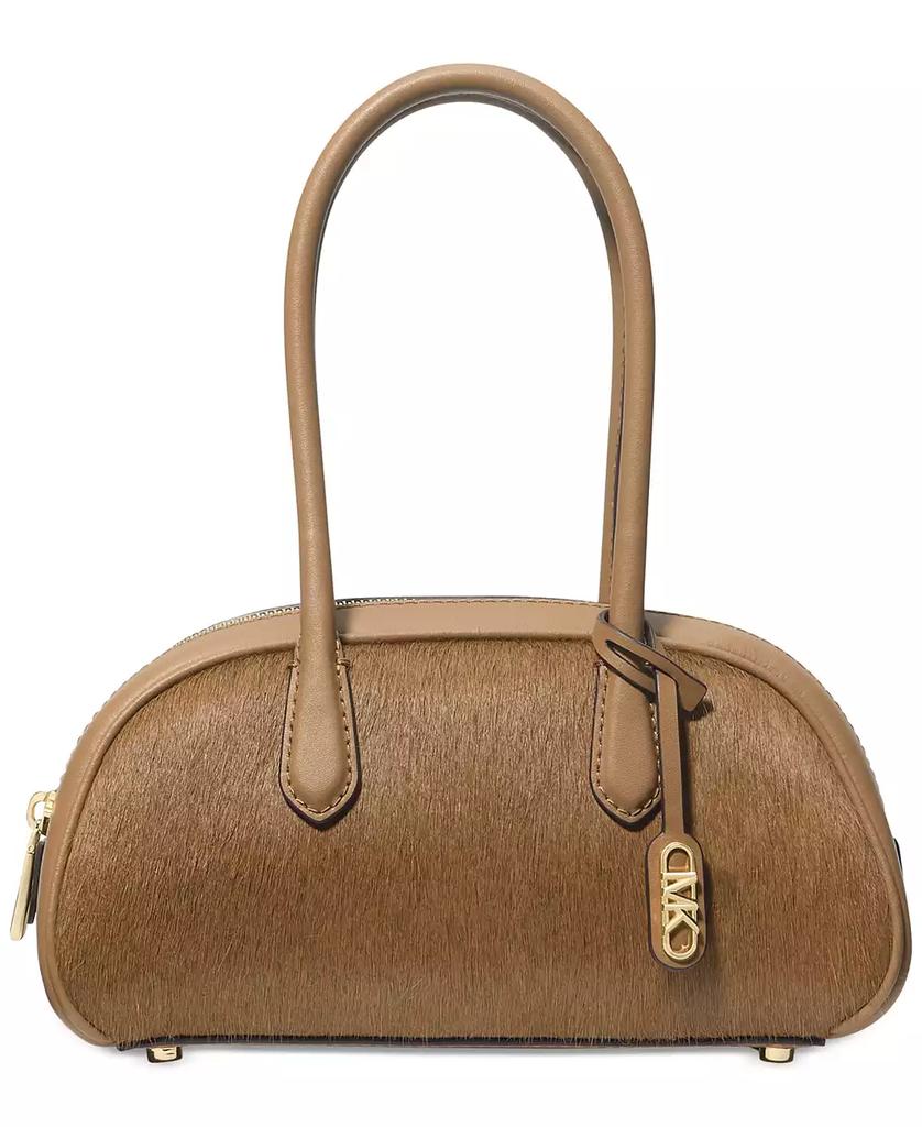 Shop Lulu Small Handle Calf Hair Satchel Bag on Sale at