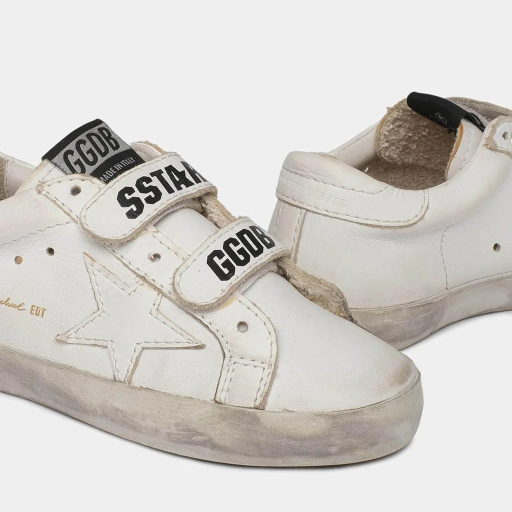 商品Golden Goose|Golden Goose Toddlers' Old School Trainers - Optic White,价格¥665,第2张图片详细描述