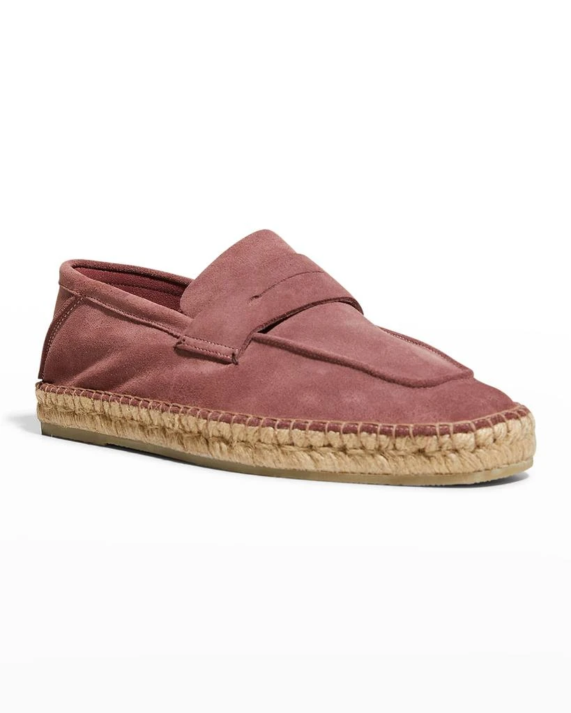 商品Zegna|Men's Suede-Leather Espadrilles,价格¥2624,第2张图片详细描述
