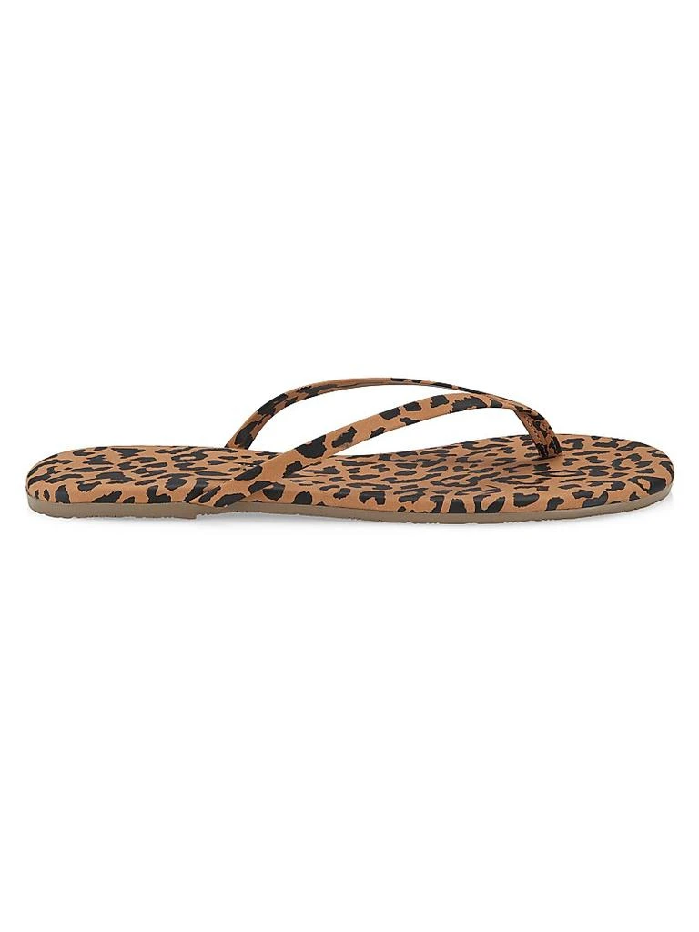 商品Tkees|Studio Exotic Cheetah-Print Flip Flops,价格¥557,第1张图片