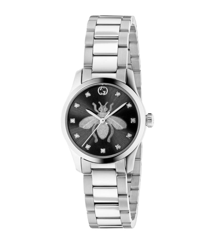 Stainless Steel and Diamond G-Timeless Iconic Watch 27mm商品第1张图片规格展示