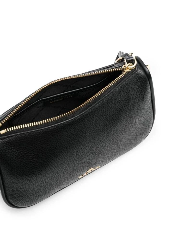 商品Michael Kors|Jet Set Black Shoulder Bag in Saffiano Calfskin with Gold-Colored Details and Charm with M MICHAEL KORS Logo,价格¥996,第4张图片详细描述