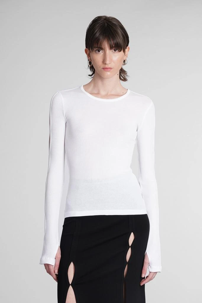 商品Helmut Lang|Helmut Lang Knitwear In White Cotton,价格¥1466,第1张图片