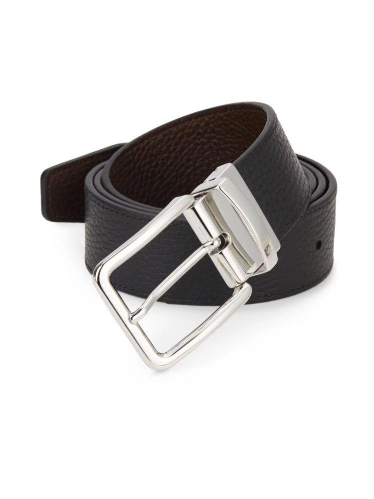 商品Saks Fifth Avenue|Reversible Pebbled Leather Belt,价格¥320,第1张图片