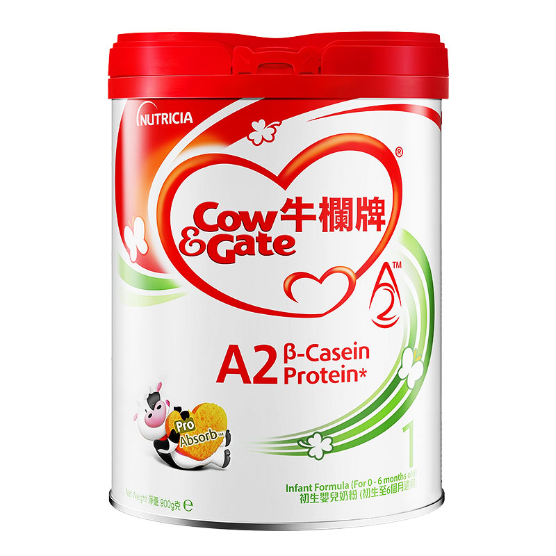 Cow&Gate牛栏牌A2 β-酪蛋白奶粉900g单罐商品第1张图片规格展示